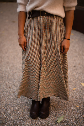 long skirt Sief block khaki