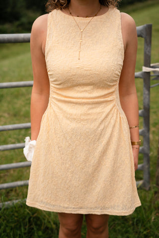 azzurro dress 95256 fleur yellow – foto 2