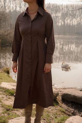 95233 azzurro dress Ineke brown – foto 2
