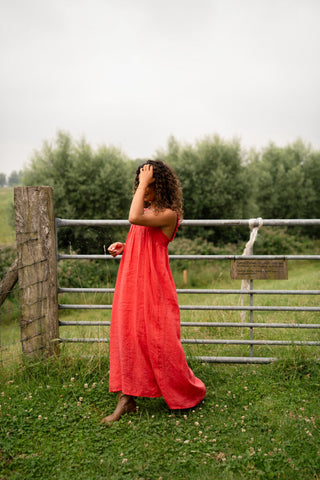 mallorca dress bou coral – foto 3