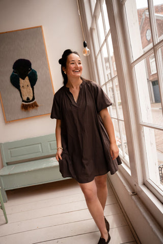 Bella dress mid brown – foto 4