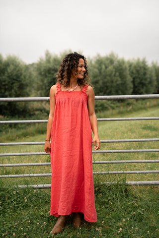 mallorca dress bou coral