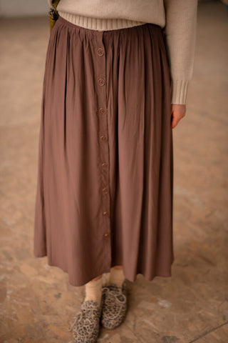 J-9120 skirt old pink/brown nina