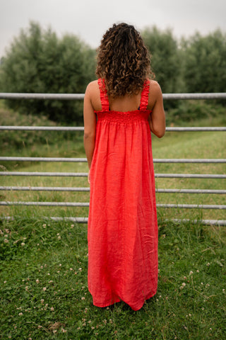 mallorca dress bou coral – foto 4