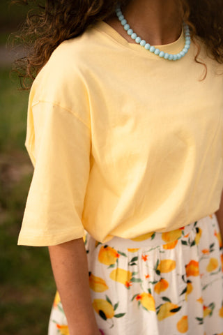 Majo tee 66585 julia yellow – foto 4