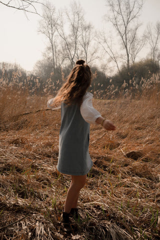 Majo denim 80520 spencer dress button – foto 7