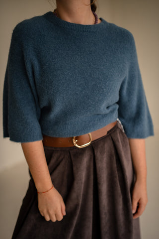top suus denim blue