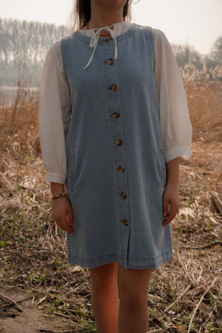 Majo denim 80520 spencer dress button – foto 2