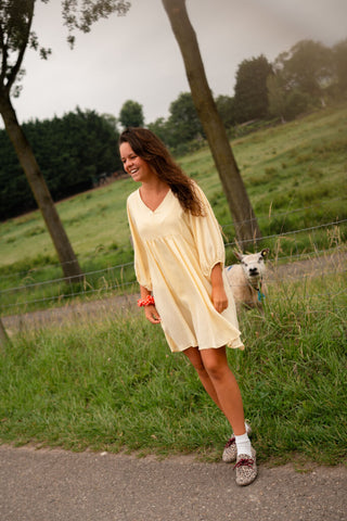 veerle dress azzurro 5670 yellow – foto 4