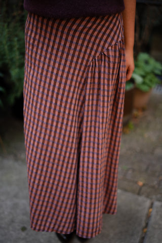 Skirt long Cato lila orange