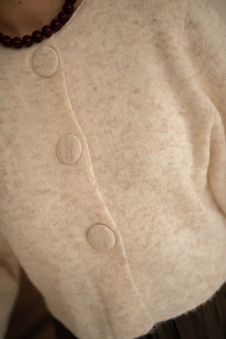 jo cardigan beige button