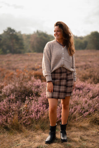 Lola perfect cardigan taupe