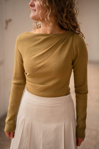 Twisted top 7702 olive