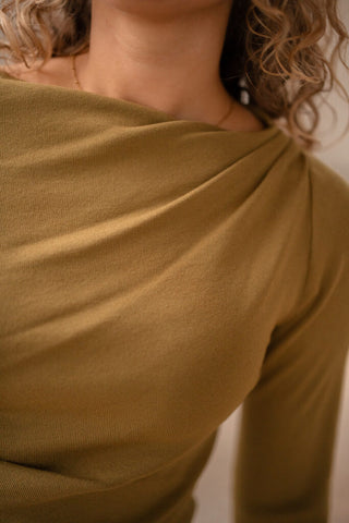 Twisted top 7702 olive – foto 2
