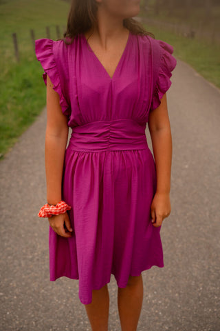 8756 azzurro fiona dress magenta – foto 2