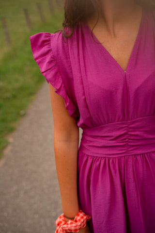 8756 azzurro fiona dress magenta – foto 3