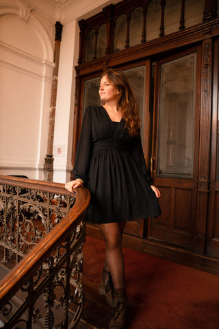 5118 black dress short – foto 2
