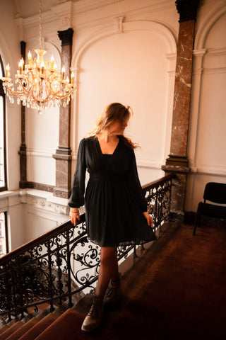 5118 black dress short – foto 3