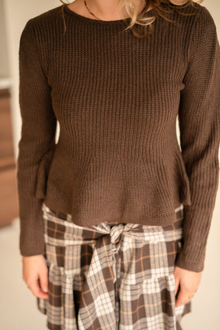 Knit Jeanne brown
