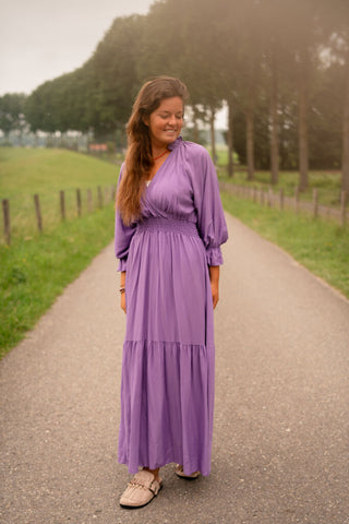 leina dress 3673 azzurro purple – foto 3