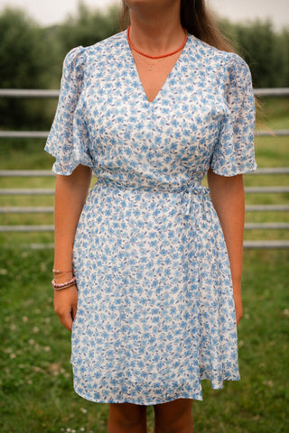 majo 29627 dress bostone blue flower – foto 3