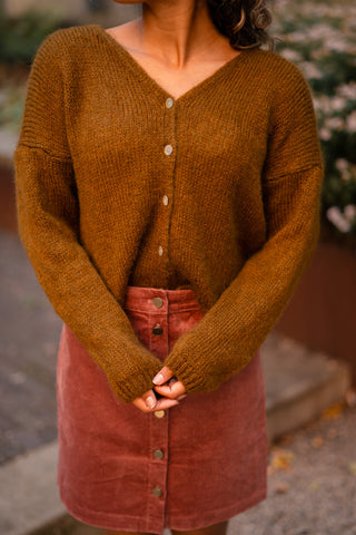 Tipper skirt velvet rose