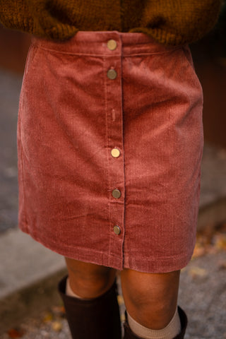 Tipper skirt velvet rose