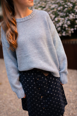 Azzurro knit blue