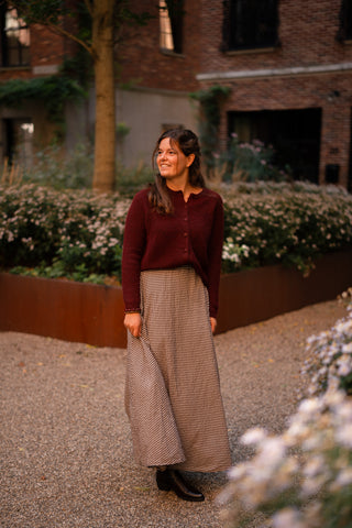 Cardigan Marieke bordeaux