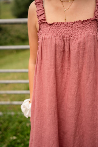 mallorca dress bou old pink – foto 6