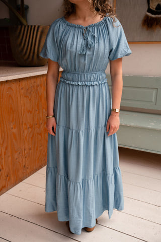 Crete dress long blue – foto 2