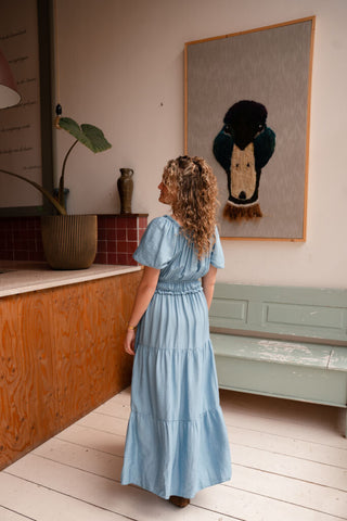 Crete dress long blue – foto 3