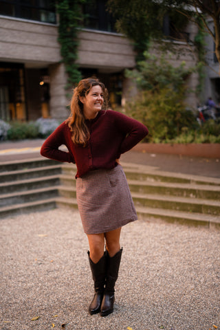 Cardigan Marieke bordeaux