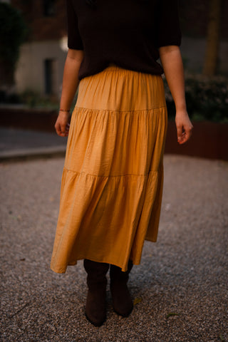 vic skirt mustard