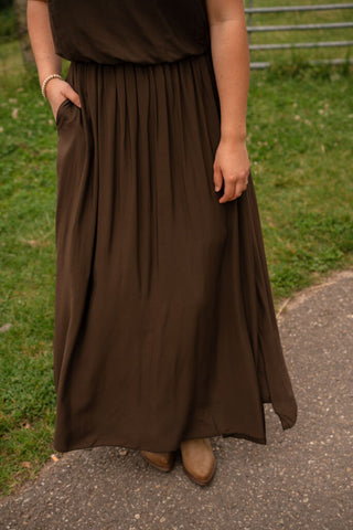 5569 brown set azzurro skirt – foto 2
