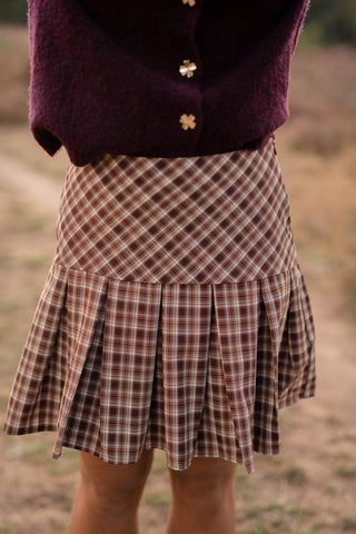 Ydence skirt molly brown check
