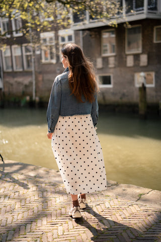 98110 azzurro denim short jacket – foto 4