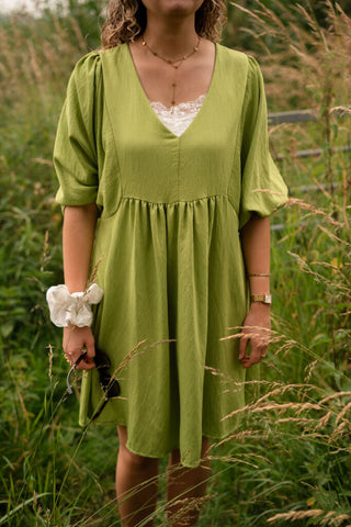 veerle dress azzurro 5670 olive – foto 2