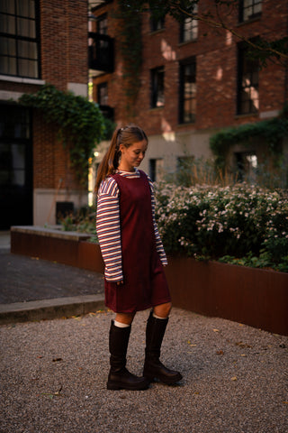 Azzurro stretch stripe blue/red