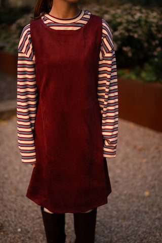 Azzurro stretch stripe blue/red