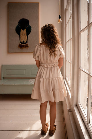 Crete dress short beige – foto 3