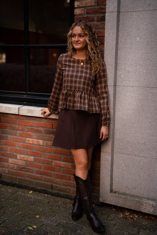 block lala top back marron
