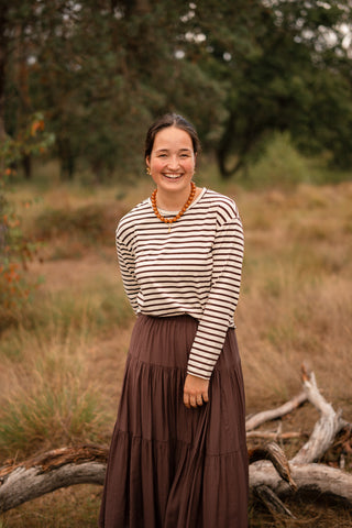 Maud long sleeve brown