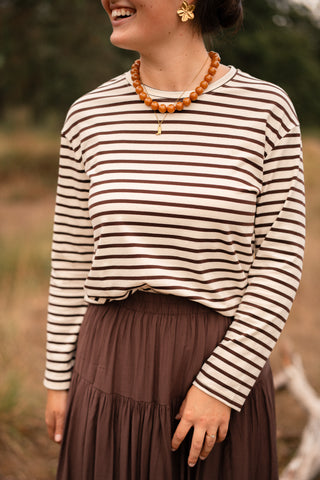 Maud long sleeve brown