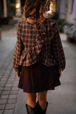 block lala top back marron