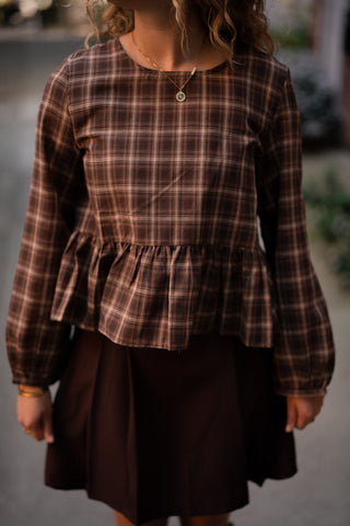 block lala top back marron