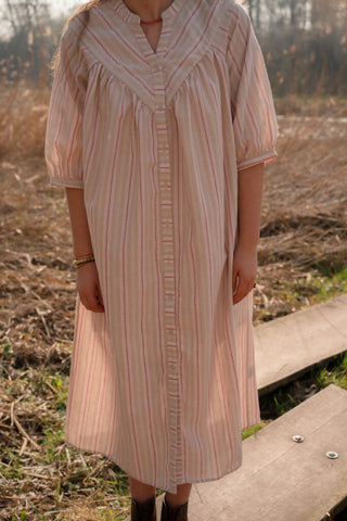 Cal dress bernadette beige/pink 8002 – foto 3