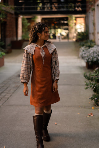 Spencer suede dress camel