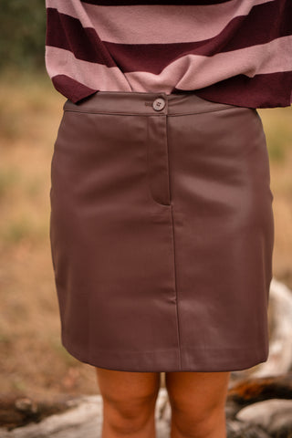 Ydence skirt Alana aubergine