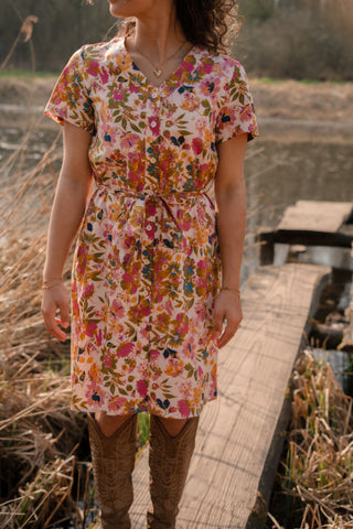Cal dress elisabeth flower 5041